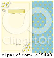 Poster, Art Print Of Vintage Polka Dot And Daisy Flower Themed Background