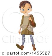 Poster, Art Print Of Boy Walking With A Bag Arthur