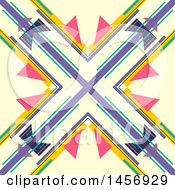 Poster, Art Print Of Abstract Colorful X Background Design