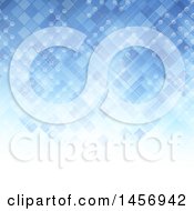 Poster, Art Print Of Blue Lattice And Connection Background