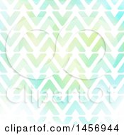 Poster, Art Print Of Watercolor Triangle Or Arrow Pattern