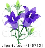 Poster, Art Print Of Plant With Purple Flowers