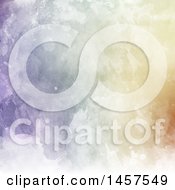 Clipart Of A Painted Watercolor Background Texture Royalty Free Vector Illustration