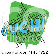 Poster, Art Print Of Comic Styled Pop Art Ouch Sound Bubble