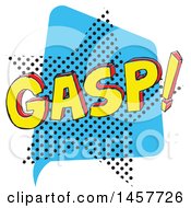 Poster, Art Print Of Comic Styled Pop Art Gasp Sound Bubble
