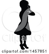 Poster, Art Print Of Black Silhouetted Girl