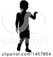 Poster, Art Print Of Black Silhouetted Boy