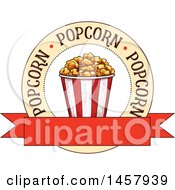 Poster, Art Print Of Sketched Popcorn Design