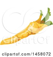 Clipart Of A Horseradish Root Royalty Free Vector Illustration
