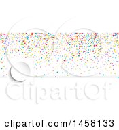 Colorful Confetti Party Planner Or Event Social Media Cover Banner Design Element