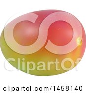 Clipart Of A 3d Mango Fruit Royalty Free Vector Illustration by cidepix