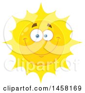 Poster, Art Print Of Smiling Sun Mascot