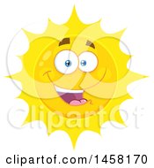 Poster, Art Print Of Happy Sun Mascot