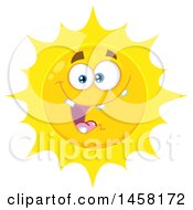 Poster, Art Print Of Goofy Sun Mascot