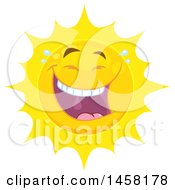 Poster, Art Print Of Laughing Sun Mascot
