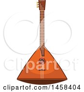 Clipart Of A Instrument Balalaika Royalty Free Vector Illustration