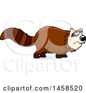 Clipart Of A Sad Or Depressed Red Panda Royalty Free Vector Illustration
