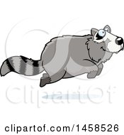 Poster, Art Print Of Happy Raccoon Jumping