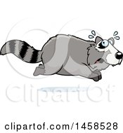 Poster, Art Print Of Scared Raccoon Running