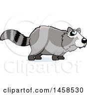 Clipart Of A Sad Or Depressed Raccoon Royalty Free Vector Illustration