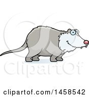 Clipart Of A Happy Possum Royalty Free Vector Illustration by Cory Thoman
