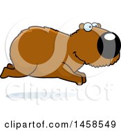Happy Capybara Running