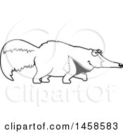Poster, Art Print Of Black And White Serious Anteater Stalking