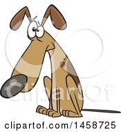 Poster, Art Print Of Cartoon Guilty Dog Sitting