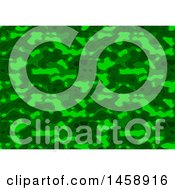 Clipart Of A Green Texture Background Royalty Free Vector Illustration