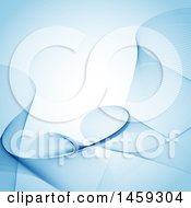 Clipart Of A Background Of Blue Wire Waves Royalty Free Vector Illustration