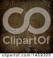 Poster, Art Print Of 3d Broken Chain On A Dark Background