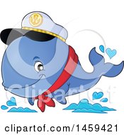 Captain Whale Splashing Water