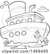 Poster, Art Print Of Black And White Boat