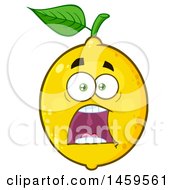 Poster, Art Print Of Screaming Lemon Mascot Character