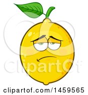 Poster, Art Print Of Bored Lemon Mascot Character
