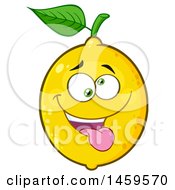 Clipart Of A Silly Lemon Mascot Character Royalty Free Vector Illustration by Hit Toon