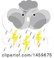 Poster, Art Print Of Lightning Storm Cloud Weather Icon