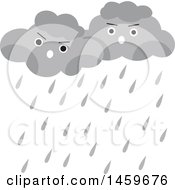 Poster, Art Print Of Rain Clouds Weather Icon