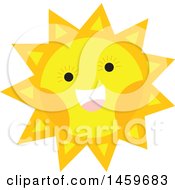 Poster, Art Print Of Happy Sun Weather Icon