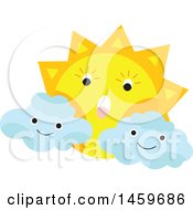 Poster, Art Print Of Cloud And Sun Weather Icon