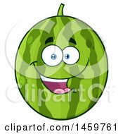 Poster, Art Print Of Happy Watermelon Character Mascot