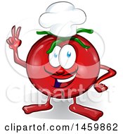 Poster, Art Print Of Cartoon Tomato Mascot Chef