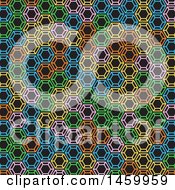 Poster, Art Print Of Colorful Geometric Pattern On Black