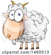 Poster, Art Print Of Cartoon Happy Sheep