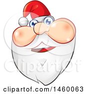 Poster, Art Print Of Christmas Santa Claus Face