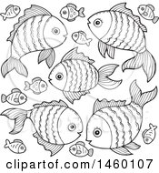 Poster, Art Print Of Black And White Fish