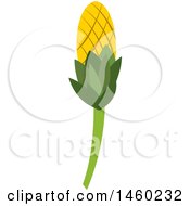 Clipart Of A Yellow Flower Royalty Free Vector Illustration