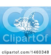 Clipart Of A Moonfish Underwater Royalty Free Illustration