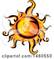 Poster, Art Print Of Fiery Sun