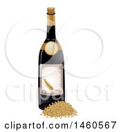 Poster, Art Print Of Barley Wine Bottle